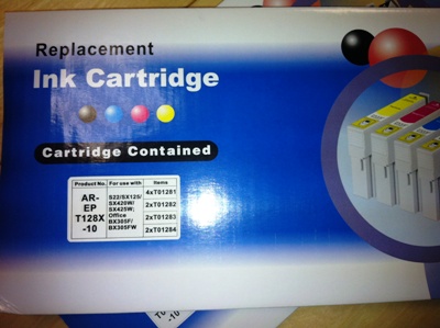 10 Cartucce Compatibili T1281-1282-1283-1284 (4xBk+6 color)