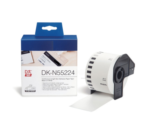 DK-N55224 (DKN55224) Brother συμβατή Continuous Film ταινία Ετικετογράφου 54mmX30.48m σε Λευκό Χρώμα