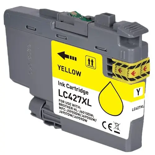 Brother συμβατό ink LC-427XL Yellow, HL-J6010,MFC-J5955,6955,6957,6959DW (5000)