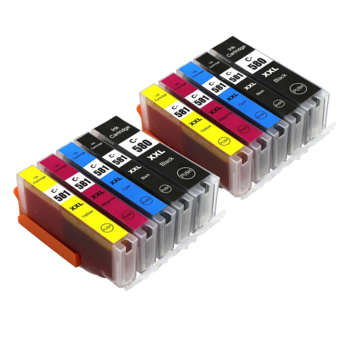 CANON ΣΥΜΒΑΤΑ ΙΝΚ MULTIPACK  2X580XL (XXL) BLACK - 2x581XL (XXL) (2xBK/2xC/2xM/2xY)