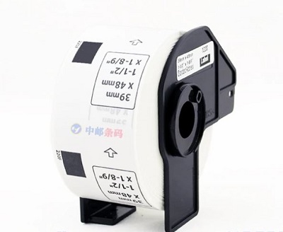 White 39mmX48m Compa Brother P-Touch QL500,550,570,580,710