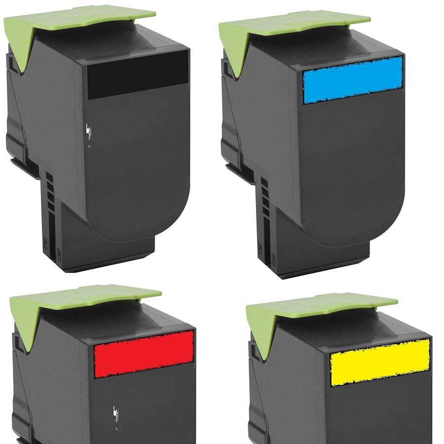 TONER συμβατό  LEXMARK CS421 / CX421 SET 4 Τεμάχια
