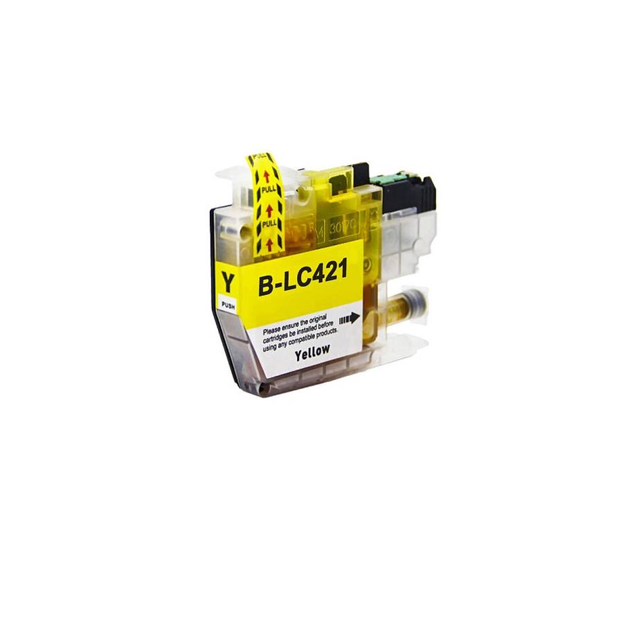 BROTHER ΣΥΜΒΑΤΟ INK LC421XL YELLOW (10ml)